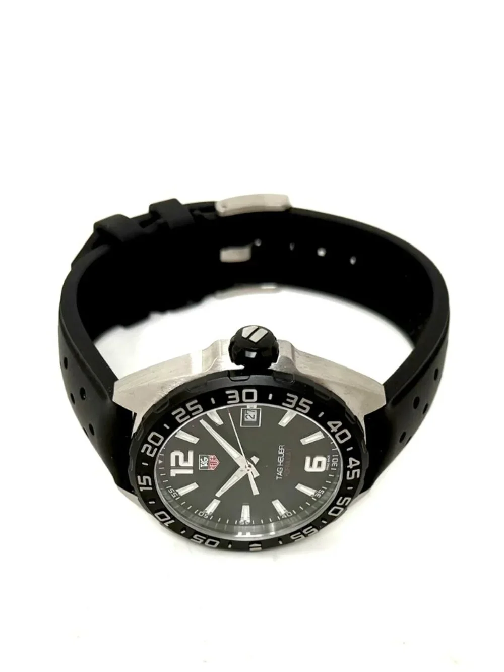 TAG Heuer Formula 1 WAZ1110 Black Dial & Black Rubber Strap Men's Watch